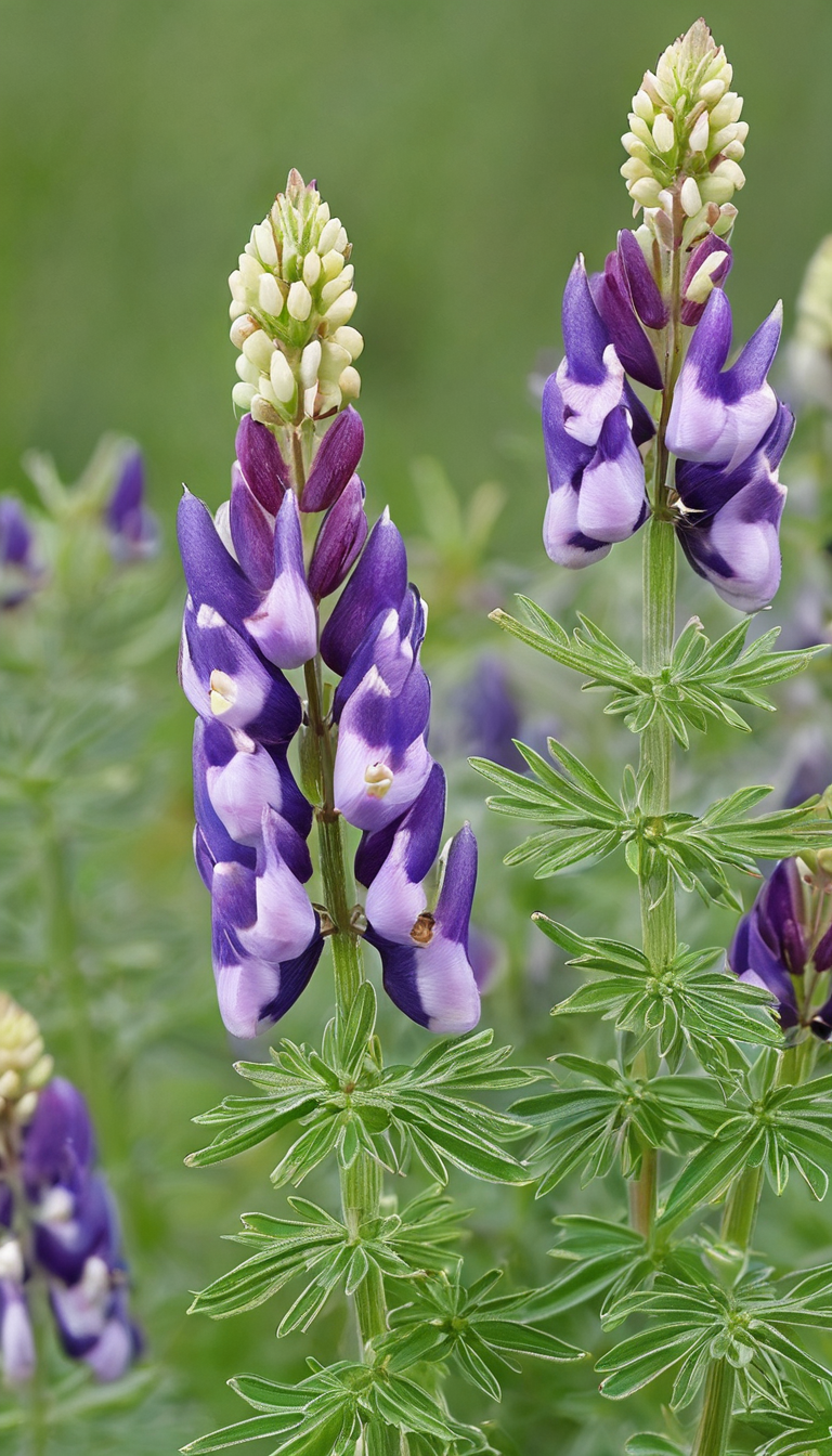 Люпин узколистный 