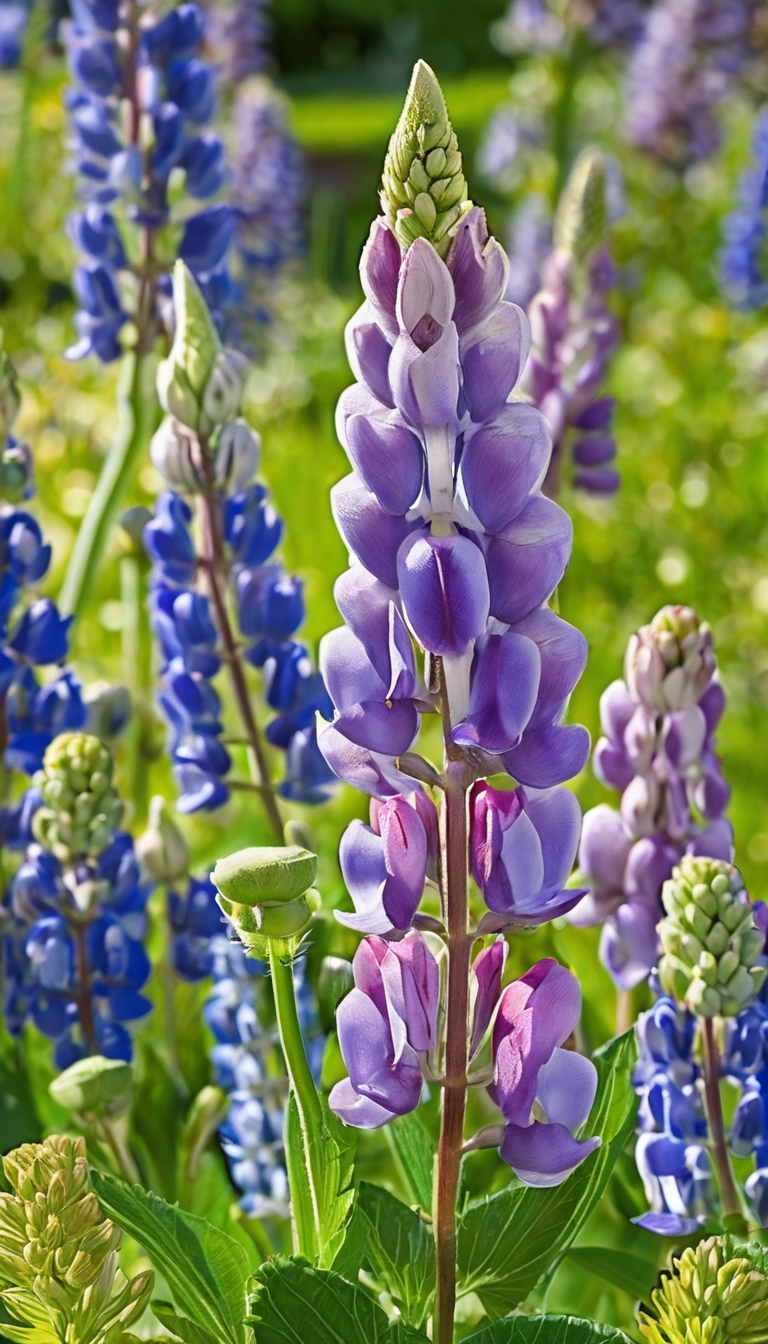 Люпин однолетний