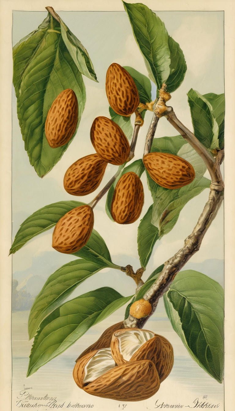 Миндаль трехлопастный