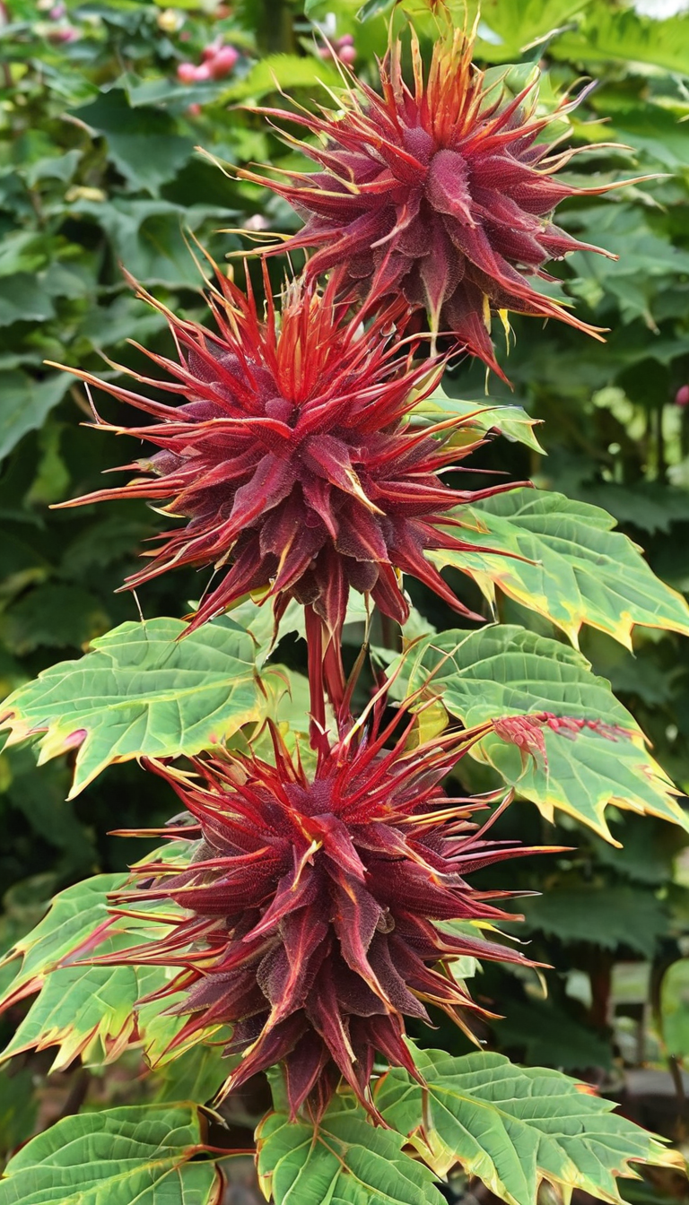 Клещевина декоративная