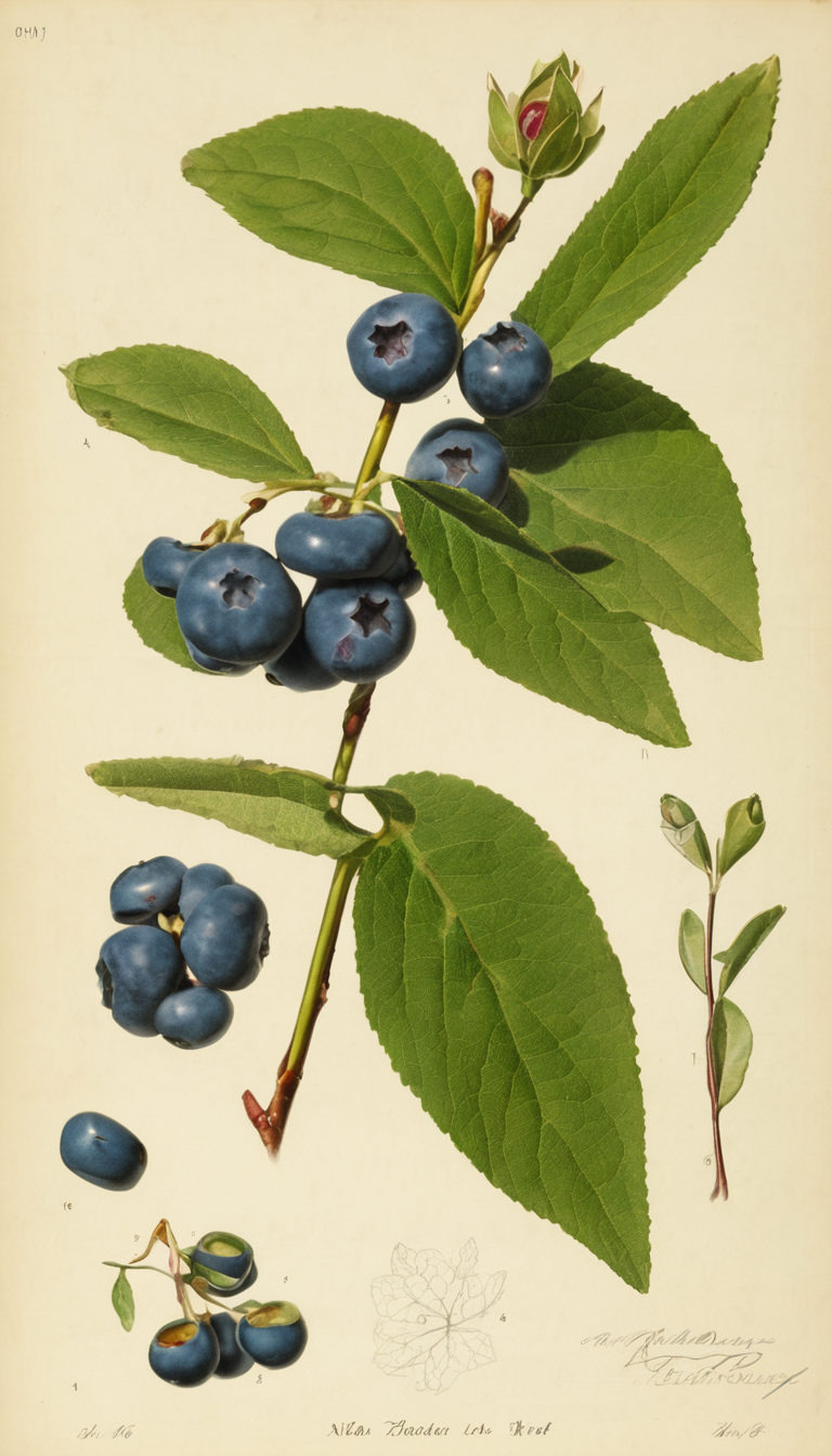 Ива черничная