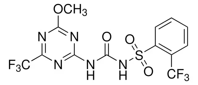Формула молекулы Тритосульфурон| Formula of active ingredient Tritosulfuron 