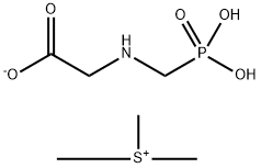 Формула молекулы Глифосат (тримезиум соль)| Formula of active ingredient Glyphosate trimesium salt 