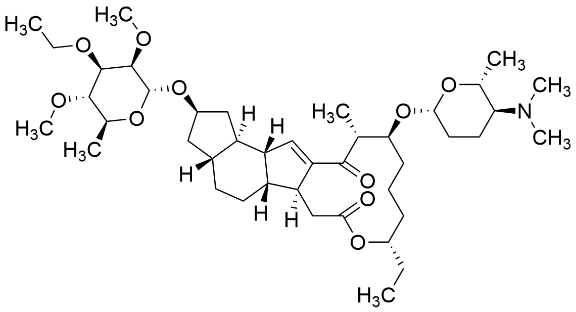 Формула молекулы Спинеторам| Formula of active ingredient Spinetoram 