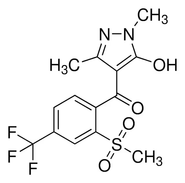 Формула молекулы Пирасульфотол| Formula of active ingredient Pyrasulfotole 
