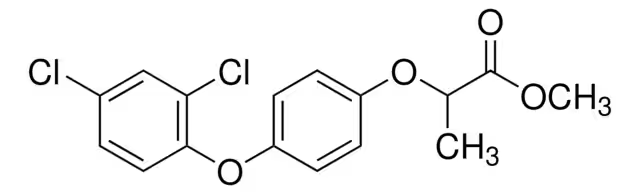 Формула молекулы Диклофоп-метил| Formula of active ingredient Diclofop-methyl 