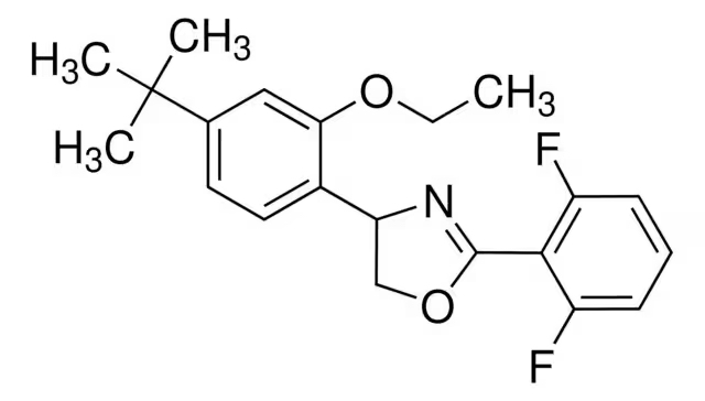 Формула молекулы Этоксазол| Formula of active ingredient Etoxazole 