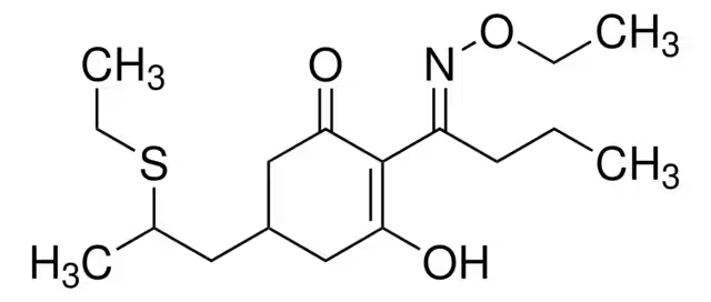 Формула молекулы Сетоксидим| Formula of active ingredient Sethoxydim 