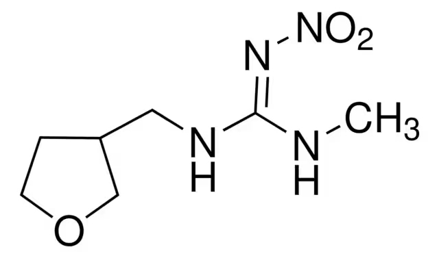 Формула молекулы Динотефуран| Formula of active ingredient Dinotefuran 