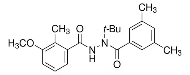 Формула молекулы Метоксифенозид| Formula of active ingredient Methoxyfenozide 