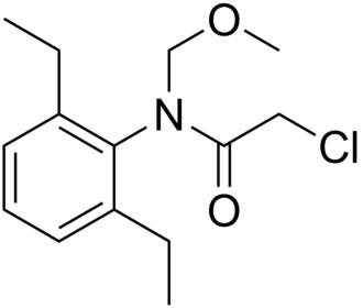 Формула молекулы Алахлор| Formula of active ingredient Alachlor 