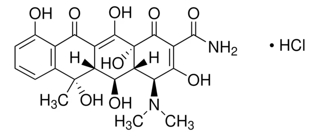 Формула молекулы Окситетрациклин гидрохлорид| Formula of active ingredient Oxytetracycline hydrochloride 