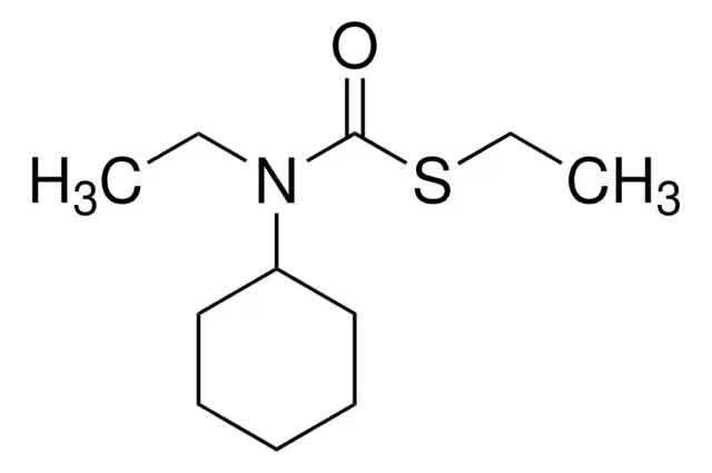 Формула молекулы Циклоат| Formula of active ingredient Cycloate 