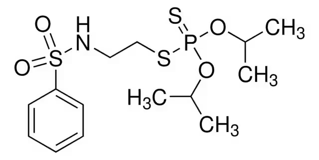 Формула молекулы Бенсулид| Formula of active ingredient Bensulide 