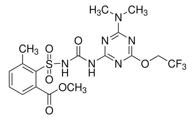 Формула молекулы Трифлусульфурон-метил| Formula of active ingredient Triflusulfuron-methyl 