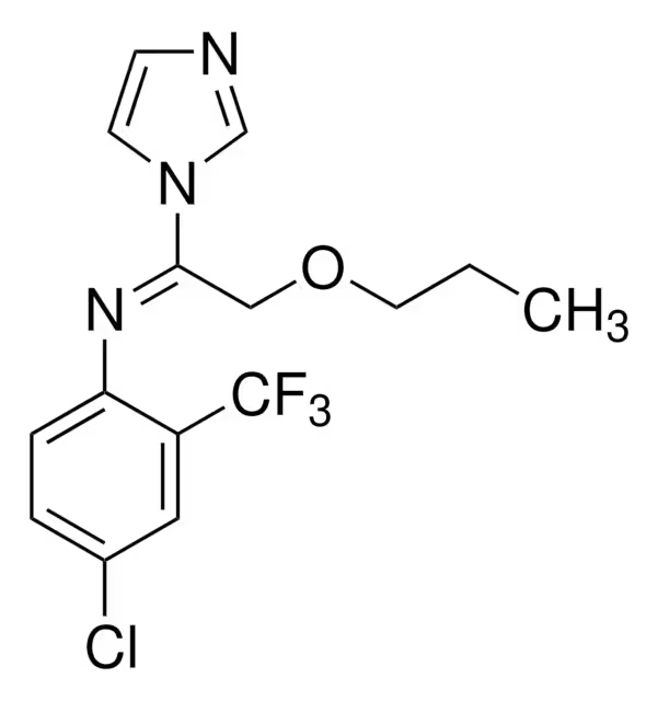 Формула молекулы Трифлумизол| Formula of active ingredient Triflumizole 