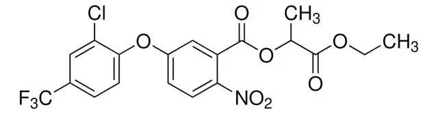 Формула молекулы Лактофен| Formula of active ingredient Lactofen 