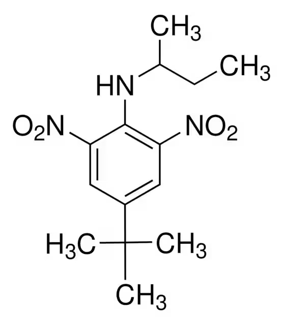 Формула молекулы Бутралин| Formula of active ingredient Butralin 