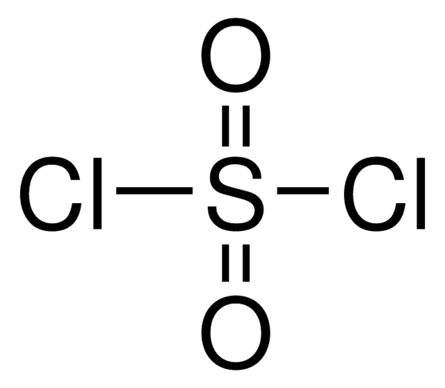 Формула молекулы Сульфурилфторид| Formula of active ingredient Sulfuryl fluoride 