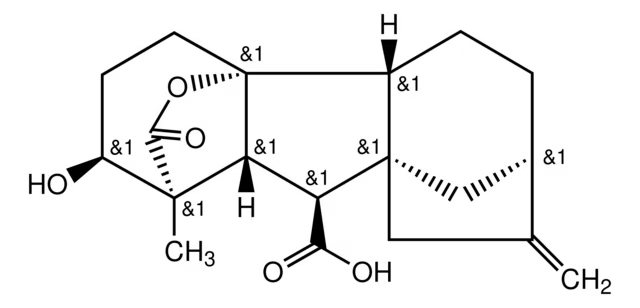 Формула молекулы Гиббереллиновая кислота А4| Formula of active ingredient Gibberellic acid A4 