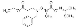 Формула молекулы Аланикарб| Formula of active ingredient Alanycarb 