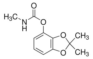 Формула молекулы Бендиокарб| Formula of active ingredient Bendiocarb 