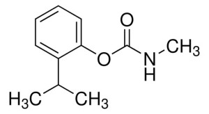 Формула молекулы Изопрокарб| Formula of active ingredient Isoprocarb 