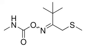 Формула молекулы Тиофанокс| Formula of active ingredient Thiofanox 