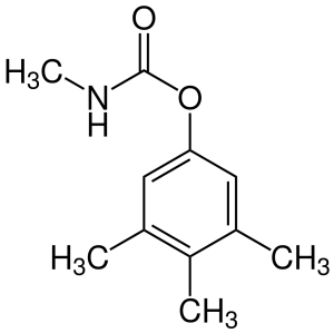 Формула молекулы Триметакарб| Formula of active ingredient Trimethacarb 