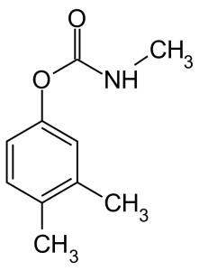 Формула молекулы Ксилилкарб| Formula of active ingredient Xylylcarb 