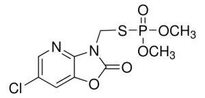 Формула молекулы Азаметифос| Formula of active ingredient Azamethiphos 