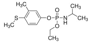 Формула молекулы Фенамифос| Formula of active ingredient Fenamiphos 