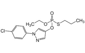Формула молекулы Пираклофос| Formula of active ingredient Pyraclofos 
