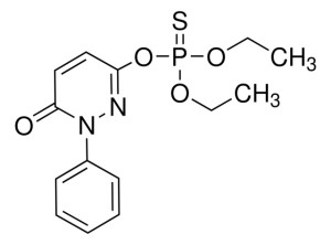 Формула молекулы Пиридафентион| Formula of active ingredient Pyridaphenthion 