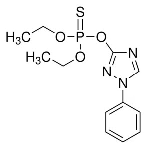 Формула молекулы Триазофос| Formula of active ingredient Triazophos 