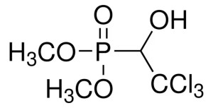 Формула молекулы Трихлорфон| Formula of active ingredient Trichlorfon 
