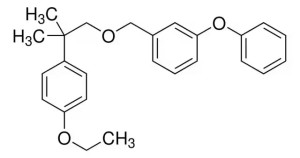 Формула молекулы Этофенпрокс| Formula of active ingredient Etofenprox 