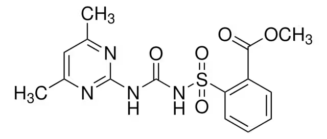 Формула молекулы Сульфометурон-метил| Formula of active ingredient Sulfometuron-methyl 