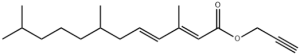Формула молекулы Кинопрен| Formula of active ingredient Kinoprene 