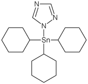 Формула молекулы Азоциклотин| Formula of active ingredient Azocyclotin 