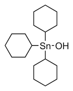Формула молекулы Цигексатин| Formula of active ingredient Cyhexatin 