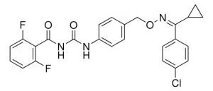 Формула молекулы Флуциклоксурон| Formula of active ingredient Flucycloxuron 
