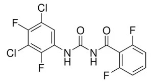 Формула молекулы Тефлубензурон| Formula of active ingredient Teflubenzuron 