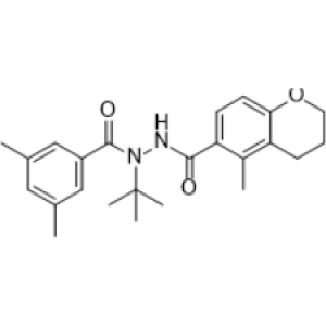 Формула молекулы Хромафенозид| Formula of active ingredient Chromafenozide 