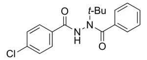 Формула молекулы Галофенозид| Formula of active ingredient Halofenozide 