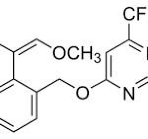 Формула молекулы Флуакрипирим| Formula of active ingredient Fluacrypyrim 