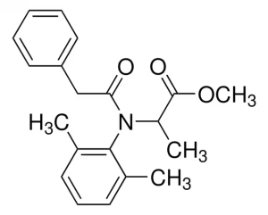 Формула молекулы Беналаксил| Formula of active ingredient Benalaxyl 