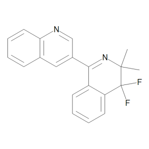 Формула молекулы Хинофумелин| Formula of active ingredient Quinofumelin 