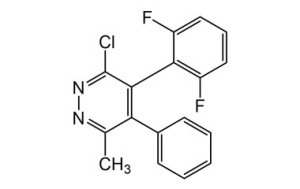 Формула молекулы Пиридахлометил| Formula of active ingredient Pyridachlometyl 