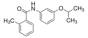 Формула молекулы Мерпонил| Formula of active ingredient Merponil 